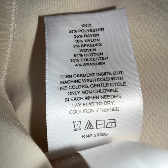 NWT Express Ribbed Square Neck Polplin Mini Dress size M - Picture 5 of 10